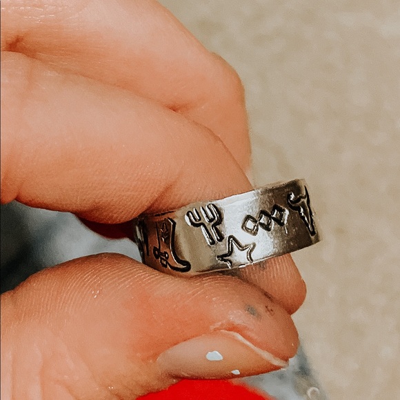 Western Stamp Ring - Picture 3 of 4